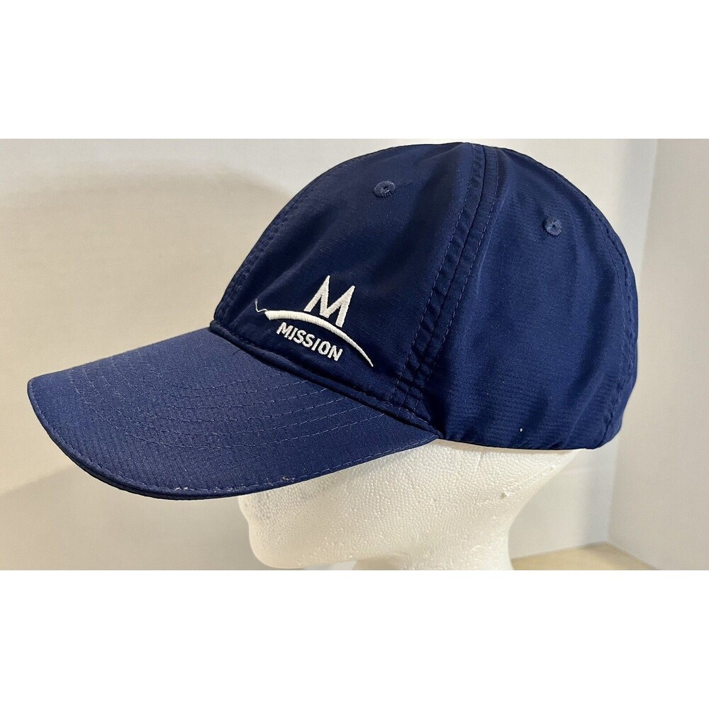 Mission ENDURACOOL Navy Blue Sports Tennis Golf Strapback  Hat Cap